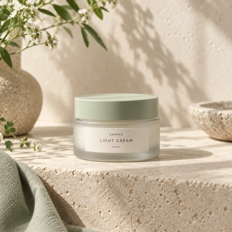 Synthetic Light Cream sample packaging photo