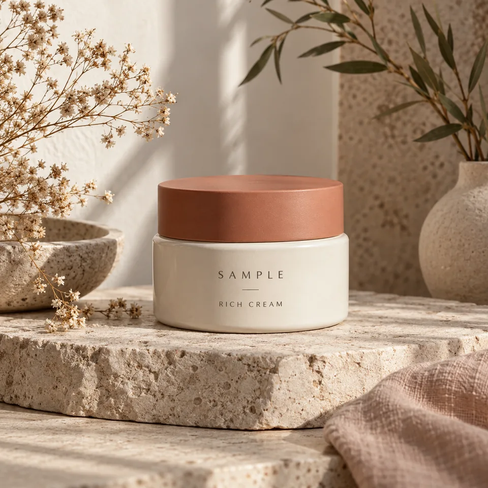 Synthetic Rich Cream sample packaging photo