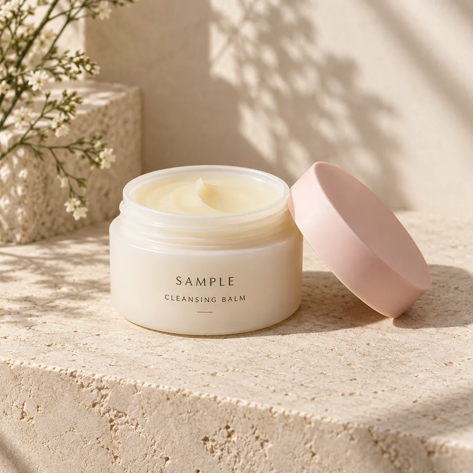 Synthetic Balm Cleanser sample packaging photo
