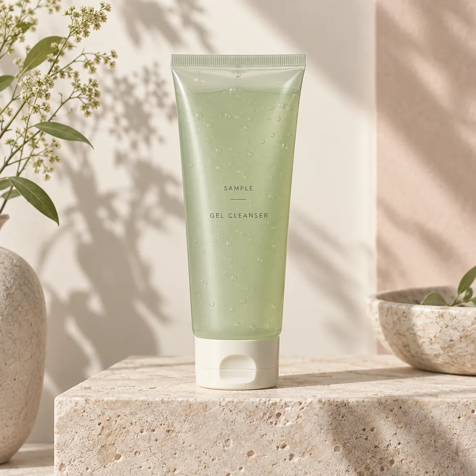 Synthetic Gel Cleanser sample packaging photo